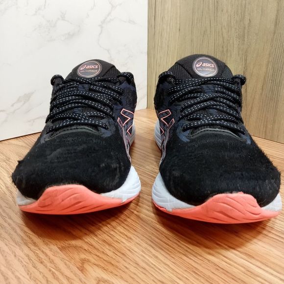 ASICS Womens Sz 8 EU 39.5 Gel-Cumulus 23 Black 1012A888 - Picture 10 of 16